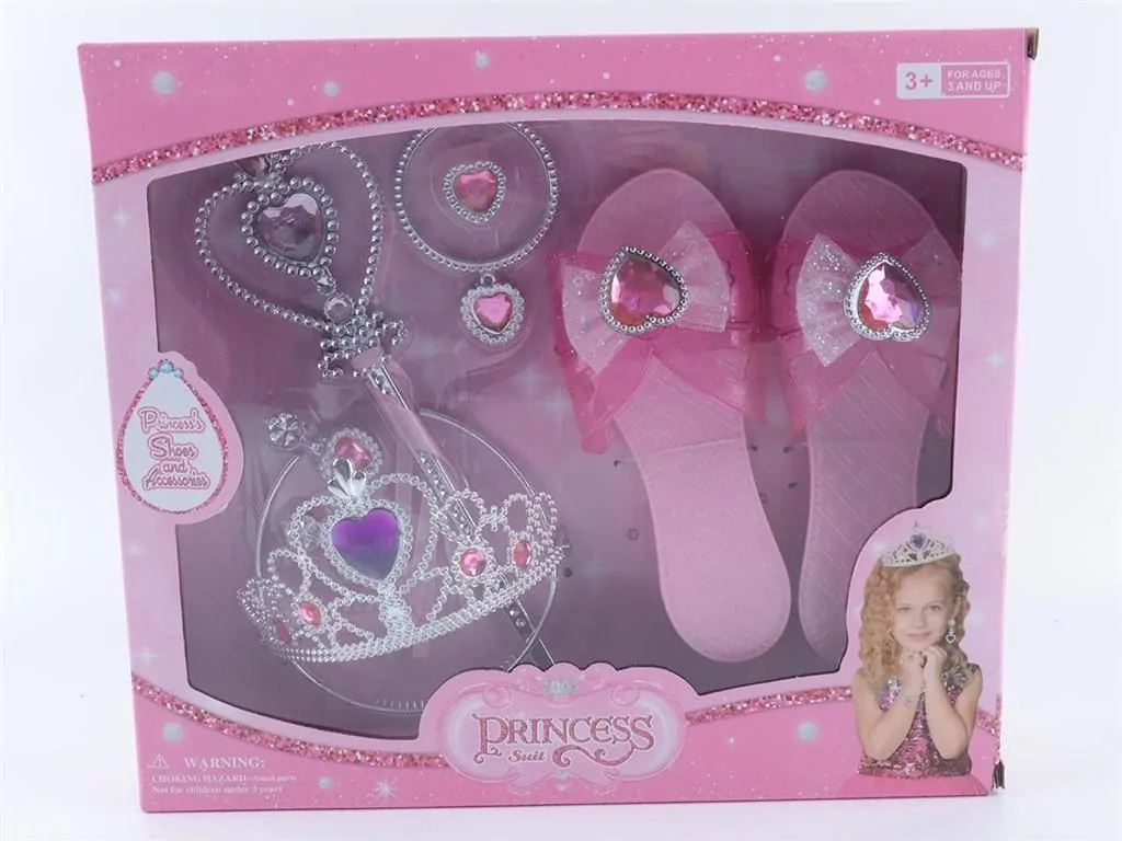 Zestaw księżniczki z pantofelkami - tantis.pl