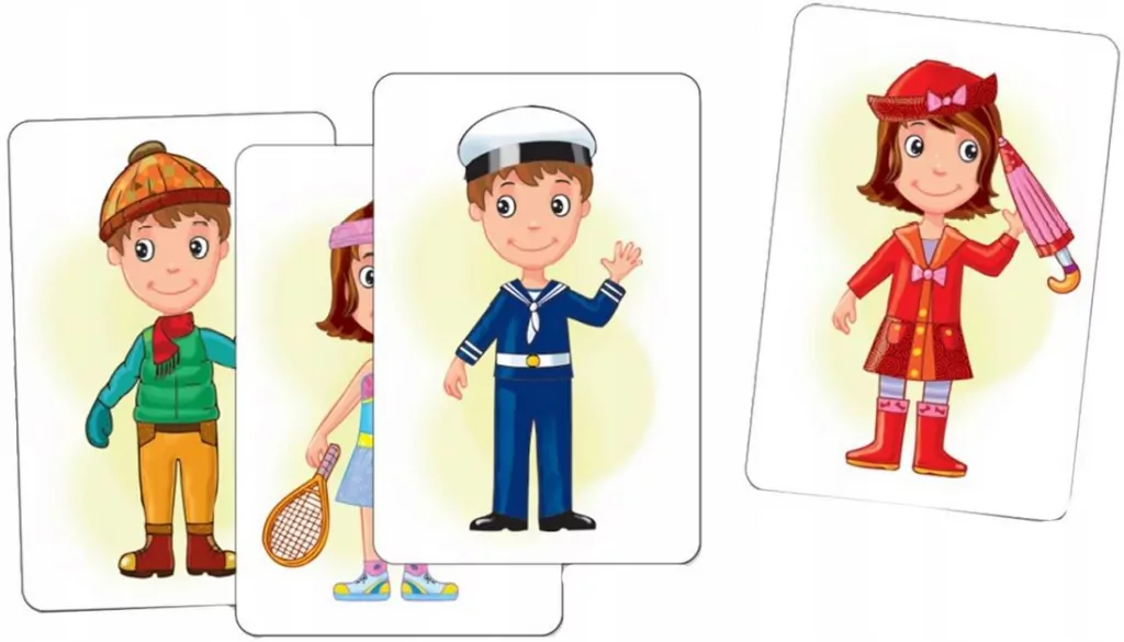 Puzzle magnetyczne. Ubranka - tantis.pl