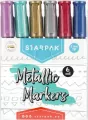 Marker metaliczny okrągły, 6 kolorów - tantis.pl