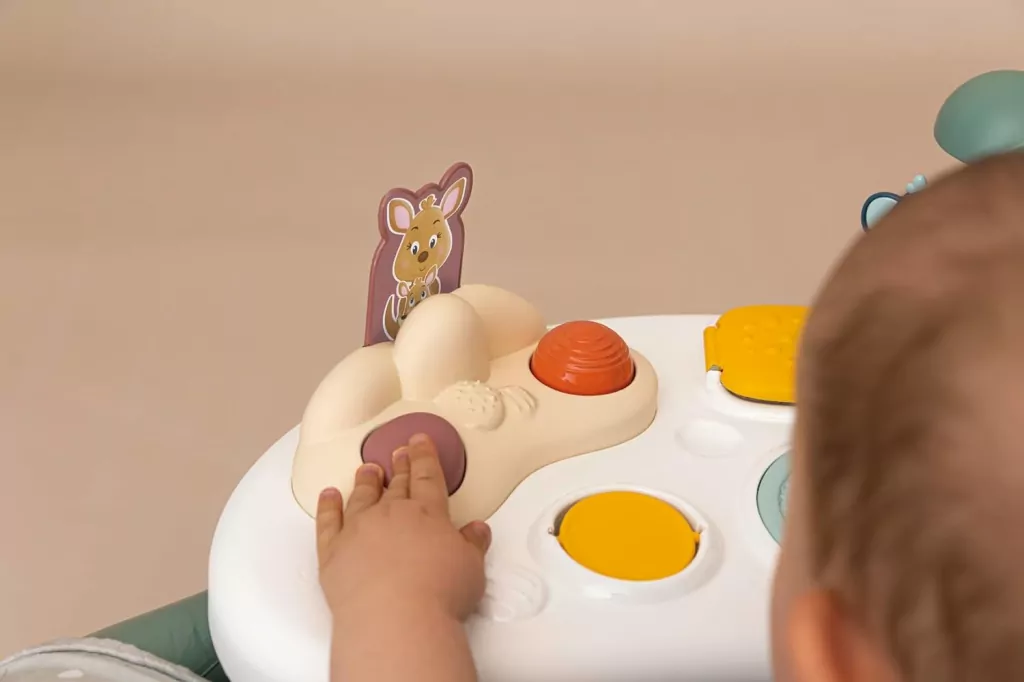 Siedzisko interaktywne ze stolikiem 3w1 niebieskie Smoby - tantis.pl