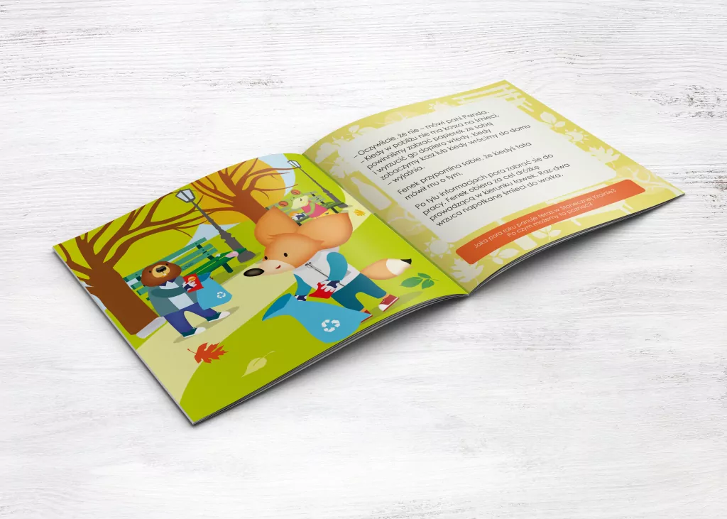 Sprzątanie świata. Dbam o środowisko. Przygody Fenka - tantis.pl