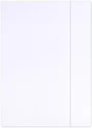 Teczka z gumką A4. Biała