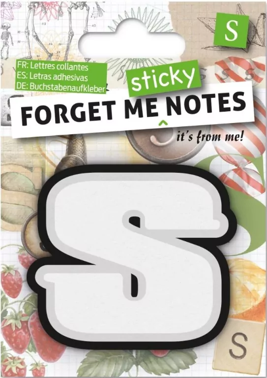 Notes. Kartki samoprzylepne litera S - tantis.pl