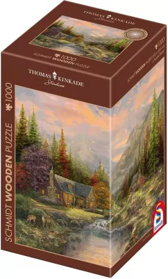 Puzzle 1000 Thomas Kinkade Górski krajobraz
