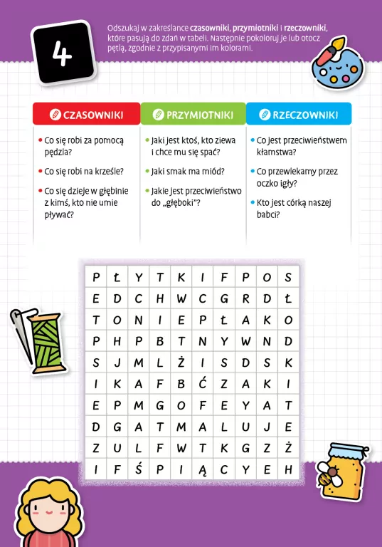Fantastyczne zakreślanki gramatyczne - tantis.pl