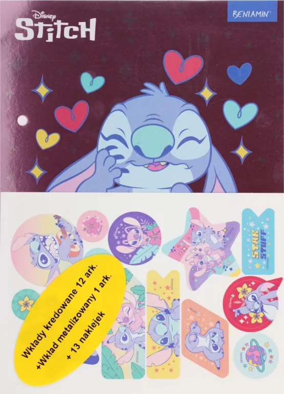 Wkłady do segregatora karteczki A5/13K Stitch mix - tantis.pl