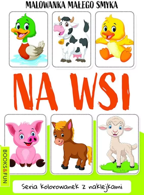 Na Wsi. Malowanka małego smyka - tantis.pl