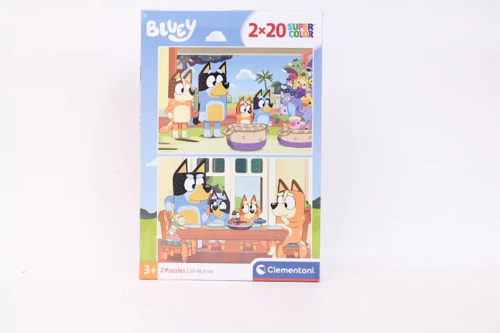 Puzzle 2x20. Super Kolor Bluey - tantis.pl