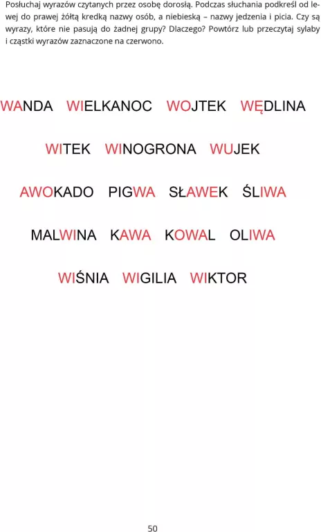 Ćwiczenia wprowadzające i utrwalające głoski F, W - tantis.pl