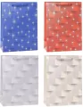 Torebka ozdobna 26x32x10cm hot-stamp mix ROZETTE - tantis.pl