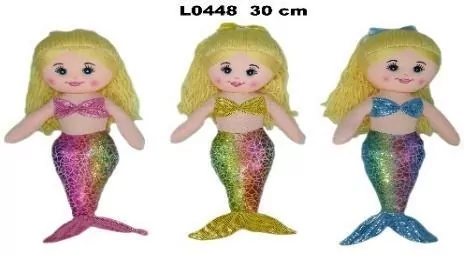 Lalka Syrenka 30cm MIX - tantis.pl