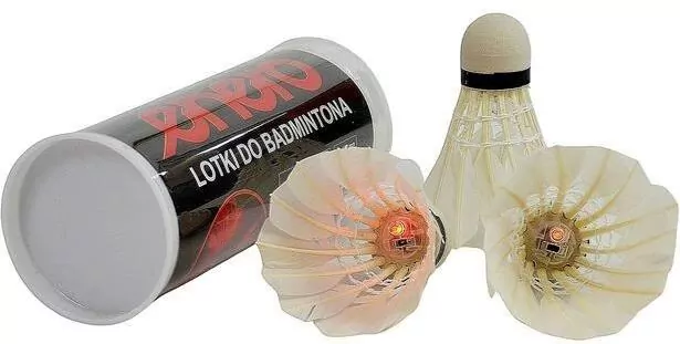 Lotka badminton Air Shutter pióra LED 3szt - tantis.pl