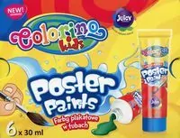 Farby colorino kids plakatowe w tubach 30 ml 6 kolorów - tantis.pl