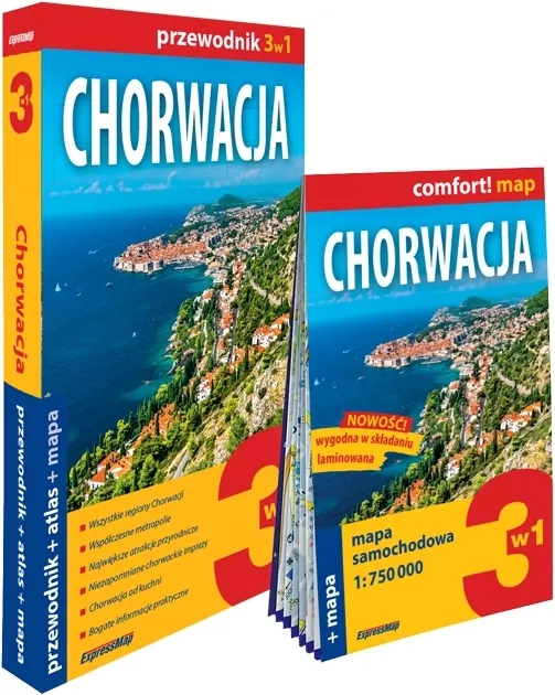 Comfort! map Chorwacja 3w1 - tantis.pl