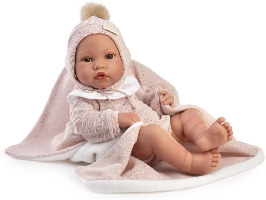 Lalka hiszpańska Erika z kocykiem 42cm - tantis.pl