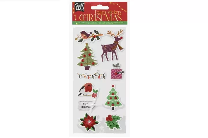 CCG XMAS naklejki piankowe CR8017 02511 - tantis.pl