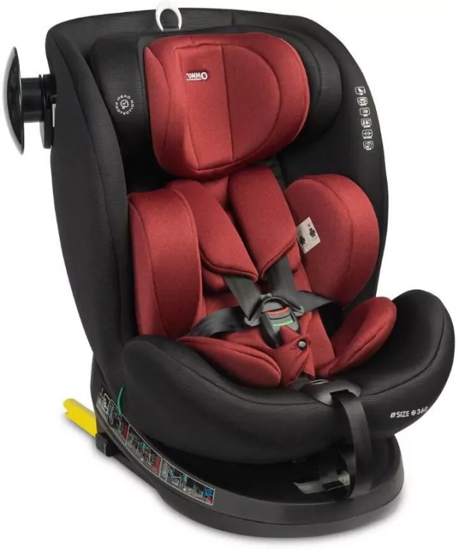 Caratero Fotelik Commo I-Size burgundia (40-150cm) - tantis.pl