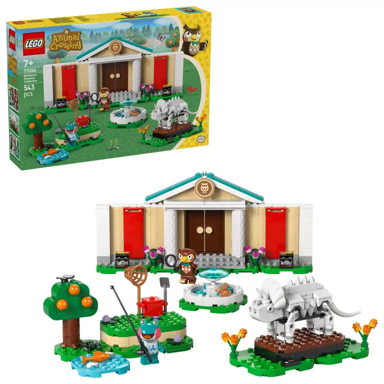 LEGO®Animal Crossing.  Blathers i kolekcja muzealna 77056 - tantis.pl