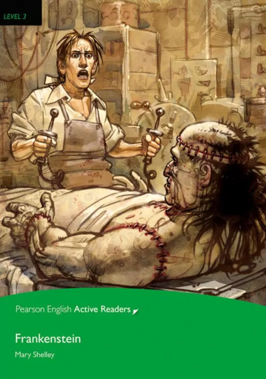 PEAR. Frankenstein. Book with Digital Version and audio. Level 3 - tantis.pl