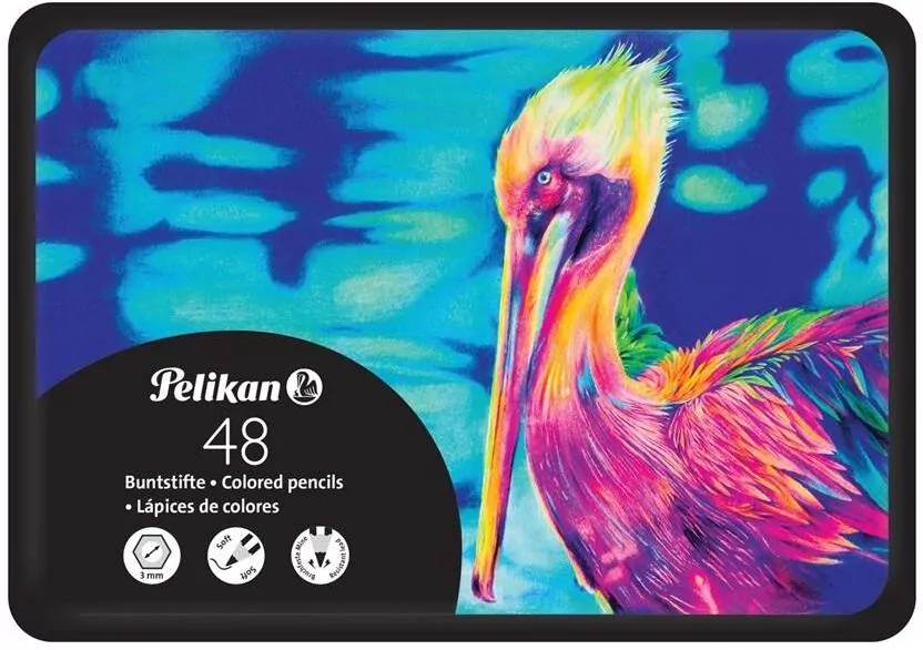 Kredki premium 48szt w metalowym etui - tantis.pl