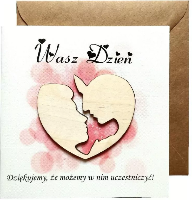 Karnet okolicznościowy. Ślub. Naem - tantis.pl