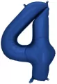 Balon foliowy cyfra 4 86cm granat - tantis.pl