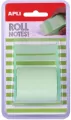 Bloczek samoprzylepny w rolce, zielony 50mmx8m - tantis.pl