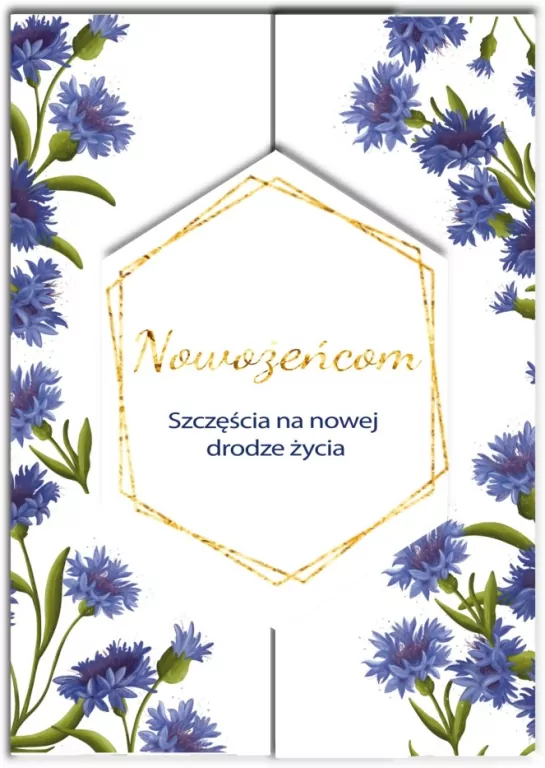 Karnet A5 z bilecikiem Ślub Chabry - tantis.pl