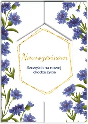 Karnet A5 z bilecikiem Ślub Chabry