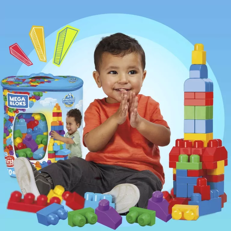 Klocki. Mega Bloks. 80 elementów - tantis.pl