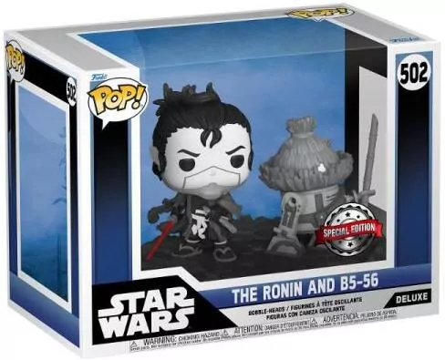 Funko POP Deluxe: Star Wars: Kyoto - The Ronin and B5-56 (Exclusive) - tantis.pl