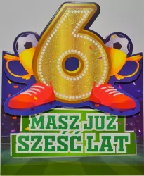 Karnet okolicznościowy. Urodziny 6. YEKU