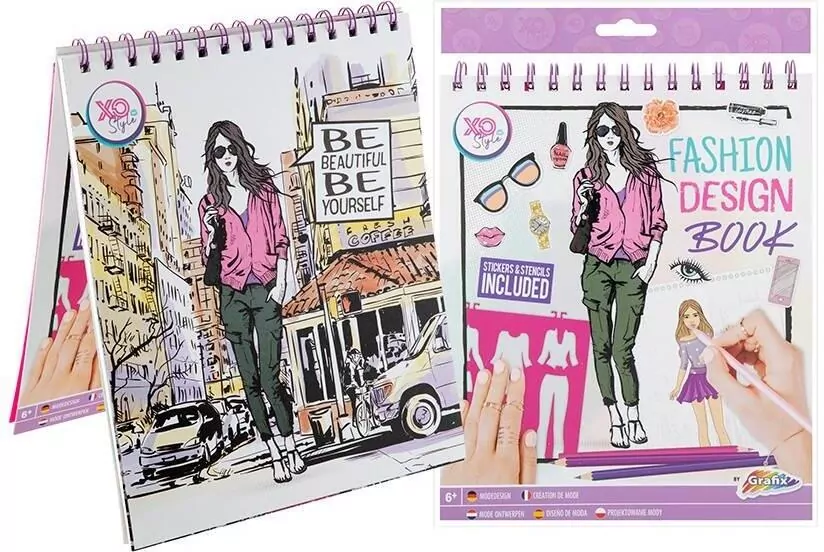 Książka do projektowania mody. Fashion Design Book - tantis.pl