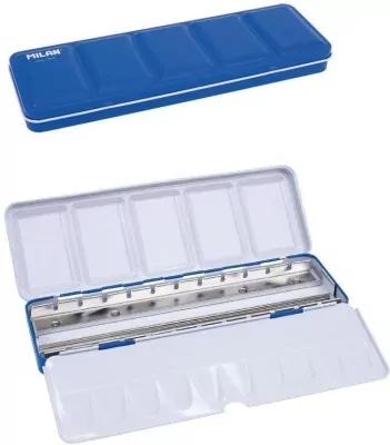 Metalowa kasetka na 24 kostki farb