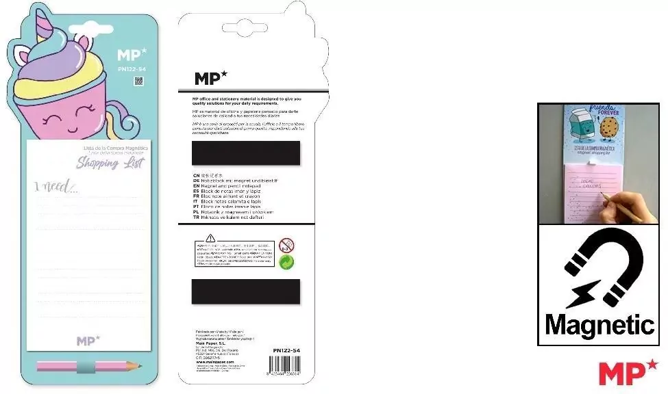 Notes magnetyczny na lodówkę z ołówkiem - tantis.pl