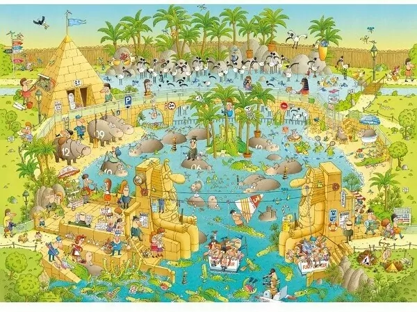Puzzle 1000. Nile Habitat, Degono - tantis.pl