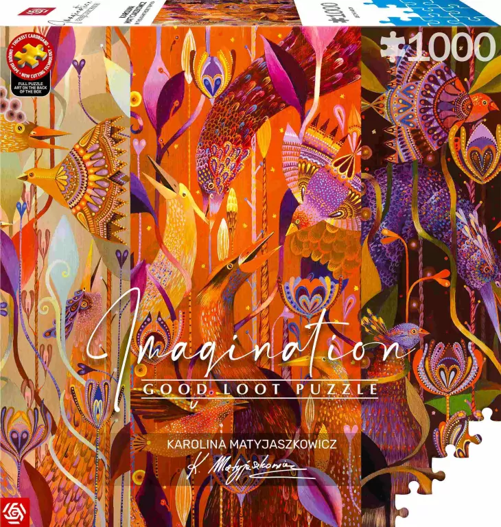 Puzzle 1000 Karolina Matyjaszkowicz Tryptyk - tantis.pl