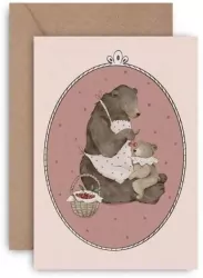 Karnet. Mama. Mommy Bear