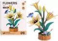 Puzzle 3D drewniane kwiaty lilie - tantis.pl