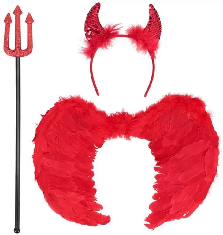 Strój skrzydlata diablica - tantis.pl
