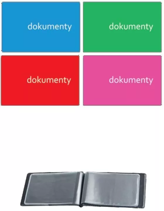Okładka na dokumenty Duo PVC Modern mix - tantis.pl