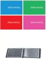 Okładka na dokumenty Duo PVC Modern mix - tantis.pl