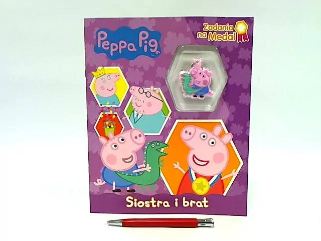 Peppa Pig. Zadania na medal cz. 4 Siostra i brat - tantis.pl
