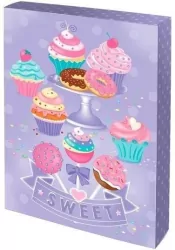 Zestaw artystyczny Akwarele muffinki