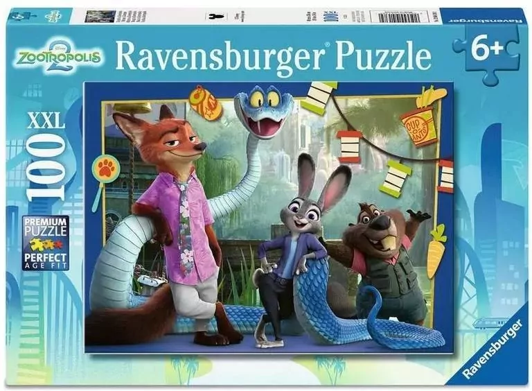Puzzle dla dzieci 2D: Zwierzogród 2 100el - tantis.pl