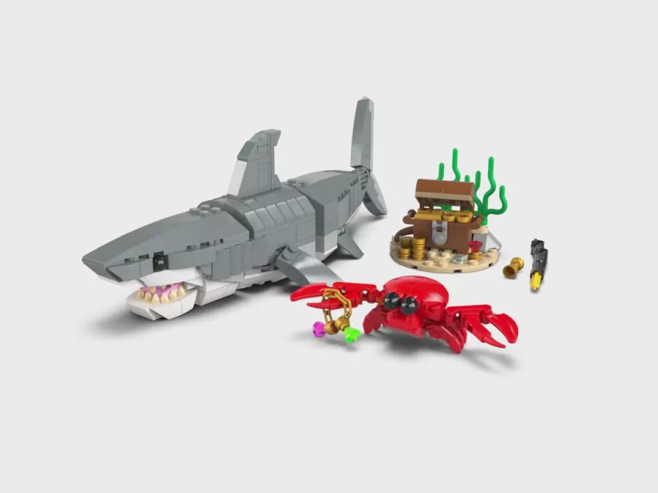 LEGO® Creator. Groźny rekin i skrzynia 31381 - tantis.pl