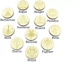 Crafters: Znaczniki klas do gier RPG