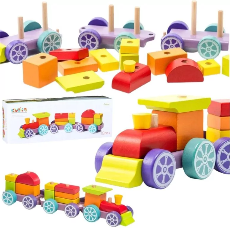 Pociąg drewniany - tantis.pl