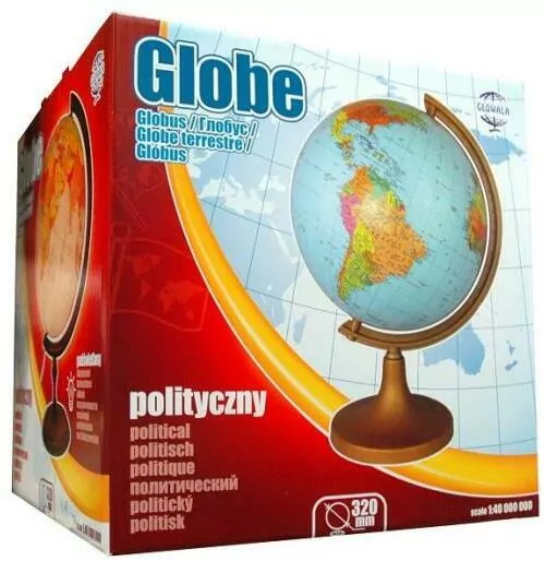 Globus podświetlany 32cm. Polityczny - tantis.pl