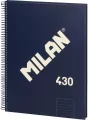 Zeszyt na spirali A4/80K linia 1918 nieb. MILAN - tantis.pl